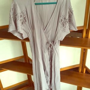 Lavender Wrap Dress by ASTR